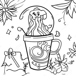 Pagina Para Colorir Dos Copos De Ferias Starbucks 25526-5573