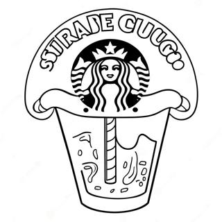 Pagina Para Colorir Do Frappuccino Starbucks 25527-5579