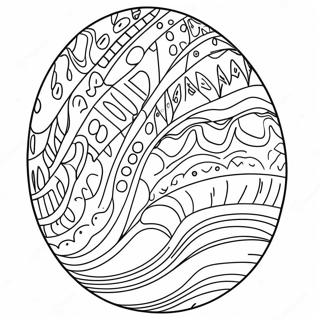 Pagina Para Colorir De Design De Ovo De Pascoa Listrado Páginas Para Colorir