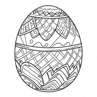 Pagina Para Colorir De Design De Ovo De Pascoa Listrado Páginas Para Colorir