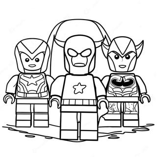 Lego Vingadores Páginas Para Colorir