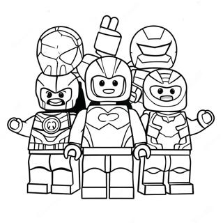 Pagina Para Colorir Da Equipe Lego Vingadores 26717-5822