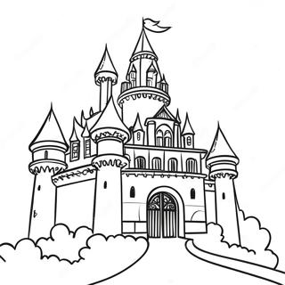 Pagina Para Colorir Do Castelo Majestoso 26807-5842