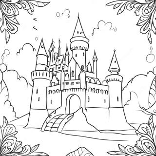 Pagina Para Colorir Do Castelo Majestoso 26807-5843