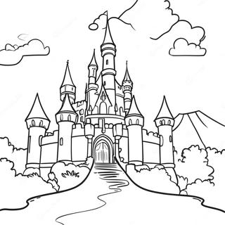 Pagina Para Colorir Do Castelo Majestoso 26807-5844