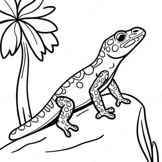 Lagarto Páginas para Colorir