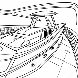 Iate De Luxo Navegando Pagina Para Colorir 27571 6002