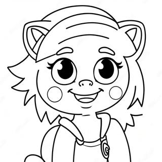 Pagina Para Colorir Da Amy Rose Sorrindo 27749-6036