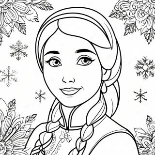 Pagina Para Colorir Anna Com Flocos De Neve 27941-6077