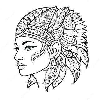 Pagina Para Colorir Tatuagem Tribal Colorida 28044-6094