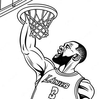 Pagina Para Colorir Do Lebron James Enterrando 28307-6155