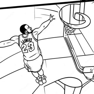 Pagina Para Colorir Do Lebron James Enterrando 28307-6156