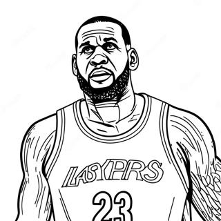 Pagina Para Colorir Do Lebron James Em Acao 28308-6157