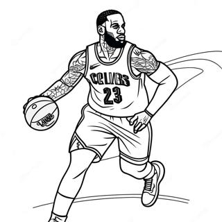 Pagina Para Colorir Do Lebron James Driblando 28311-6169