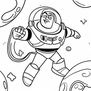 Pagina Para Colorir Do Buzz Lightyear No Espaco 28396-6175