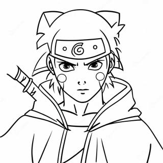 Sasuke Páginas para Colorir