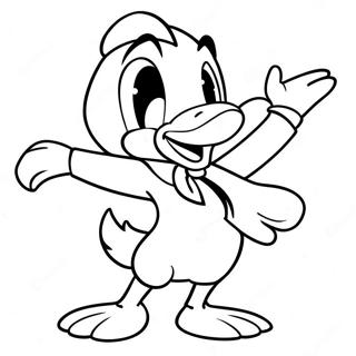 Pagina Para Colorir Do Pato Donald Em Uma Pose Engracada 29118-6338