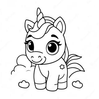 Pagina Para Colorir De Unicornio Chibi Fofo 29204-6353