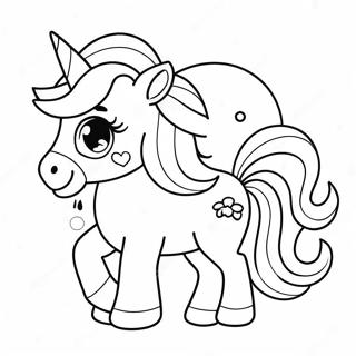 Pagina Para Colorir De Unicornio Chibi Fofo 29204-6354