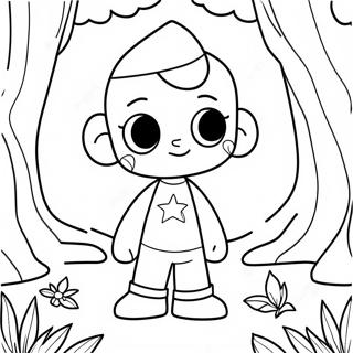 Pagina Para Colorir De Steven Universe Em Uma Floresta Magica 29575-6440