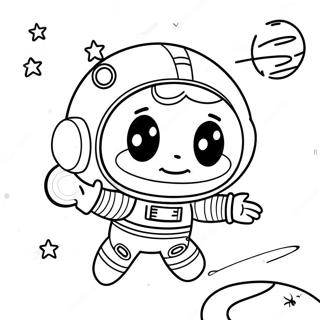 Astronauta Páginas Para Colorir