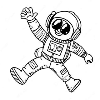 Astronauta Páginas para Colorir