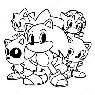 Pagina Para Colorir Do Sonic Com Amigos 2-2717