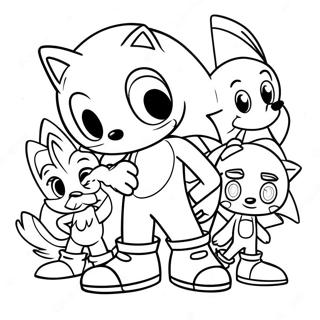 Pagina Para Colorir Do Sonic Com Amigos 2-2720