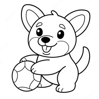 Corgi Páginas Para Colorir