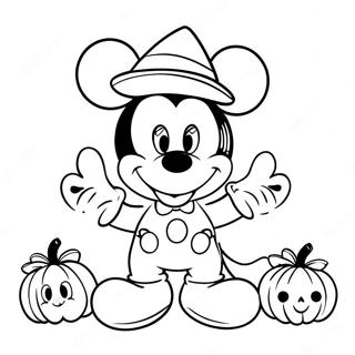 Disney Halloween Páginas Para Colorir