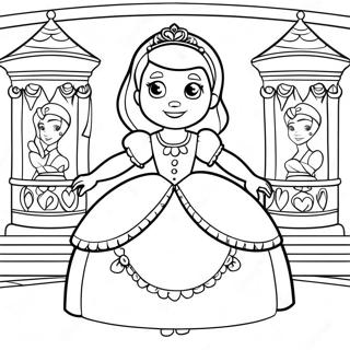 Sofia A Primeira Em Um Castelo Real Pagina Para Colorir 30385-6623