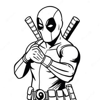 Deadpool Em Acao Pagina Para Colorir 30556-6654