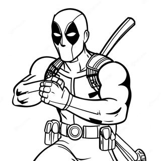 Deadpool Em Acao Pagina Para Colorir 30556-6656