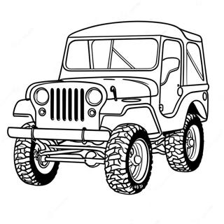 Jipe Classico Off Road Pagina Para Colorir 30812-6714