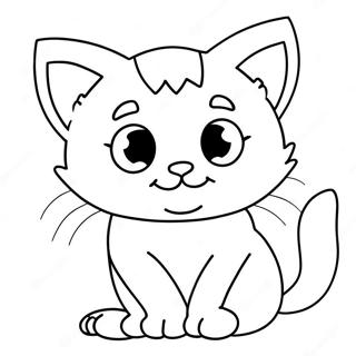 Pagina Para Colorir Gatinho Brincalhao 3093 1380