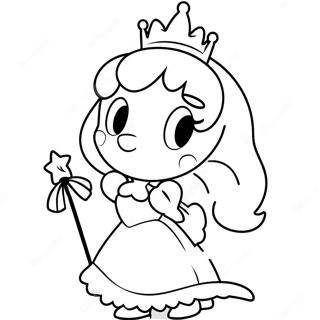 Princesa Daisy Com Varinha Magica Para Colorir 31089-6779