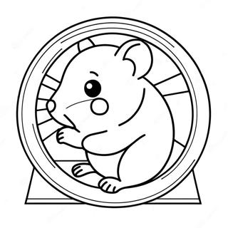 Pagina Para Colorir Hamster Fofo Em Uma Roda 31645-6896