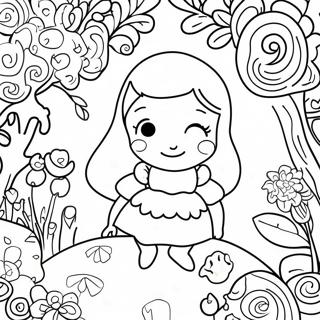 Alice No País Das Maravilhas Páginas Para Colorir