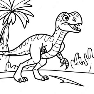 Velociraptor Páginas Para Colorir