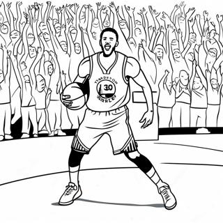 Pagina Para Colorir Do Arremesso De Tres Pontos Do Steph Curry 32984-7195