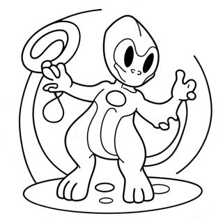 Mewtwo Com Poderes Psiquicos Pagina Para Colorir 33074-7219