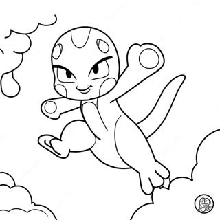 Mewtwo Voando Pelo Ceu Pagina Para Colorir 33076 7228