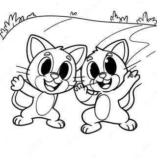 Tom E Jerry Páginas Para Colorir