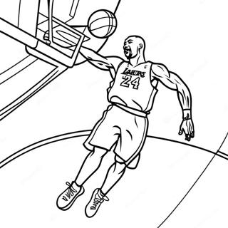 Kobe Bryant Páginas Para Colorir