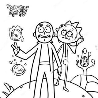 Pagina Para Colorir Das Aventuras De Rick E Morty 33629-7335