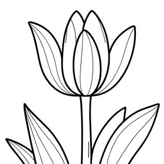 Pagina Para Colorir Tulipa Majestosa Unica 33887-7397