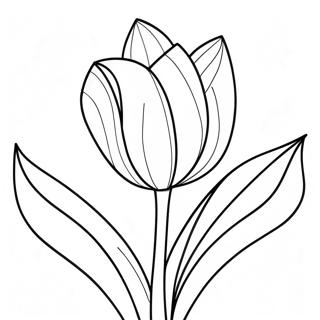 Pagina Para Colorir Tulipa Majestosa Unica 33887-7398