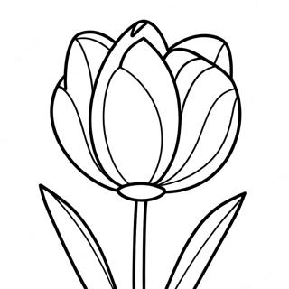 Pagina Para Colorir Tulipa Majestosa Unica 33887 7400
