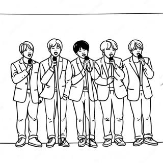 Bts Páginas Para Colorir