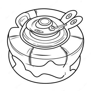 Pagina Para Colorir Da Arena De Batalha Beyblade 34618-7556